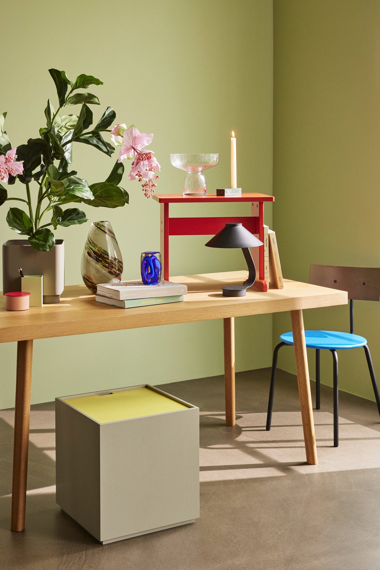 Play sidebord, rød - 50x35 cm